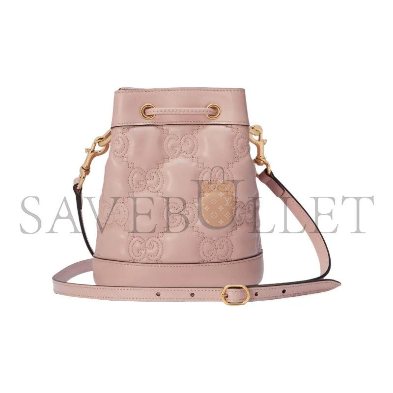 GUCCI GG MATELASSÉ MINI BUCKET BAG 728231 (20*17*10cm)